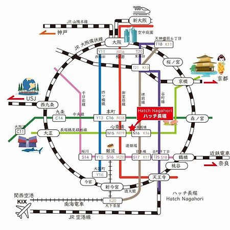 Hatch Nagahori 702 โอซาก้า ภายนอก รูปภาพ